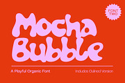 Mocha Bubble+Sans Font Duo, a Sans Serif Font by Sam Parrett (Thumbnail 4 of 10)