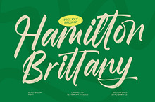 Hamilton Brittany Bold Brush Font