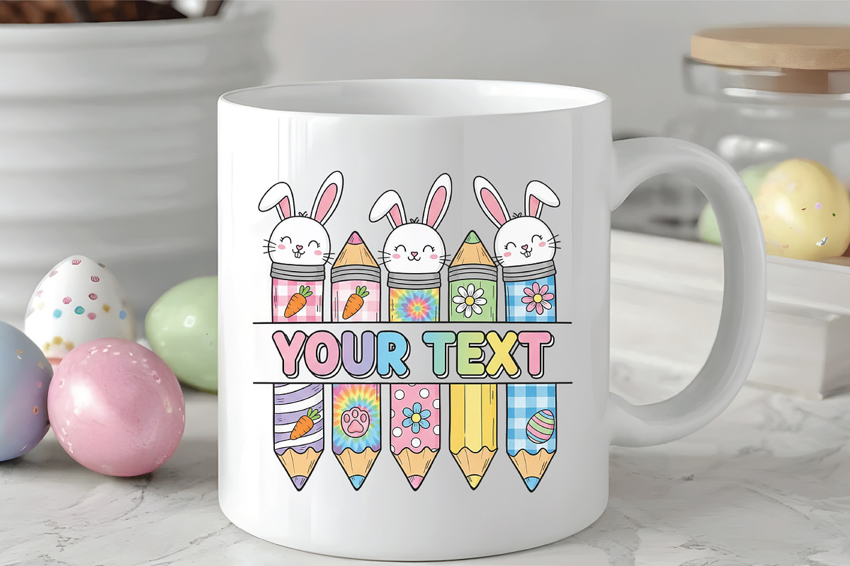 Easter Day Teacher PNG, an Illustration by CraftArtStudio (Photo 3 of 4)