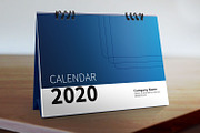 Desk Calendar Template for 2020, a Stationery Template by graphicbox (Thumbnail 2 of 5)
