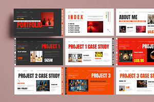 Portfolio Presentation Template, a Presentation Template by MightyDesign
