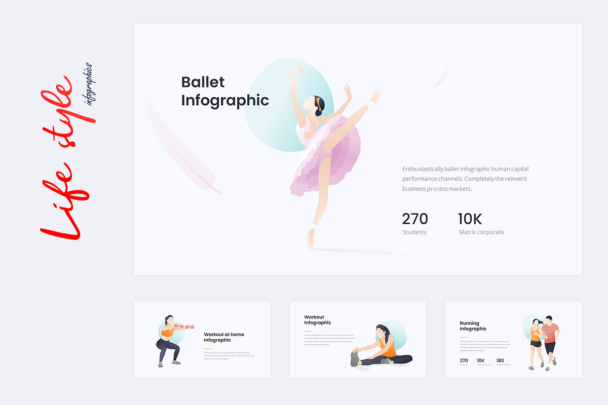 Life style powerpoint template, a Presentation Template by PSD Action (Photo 5 of 7)