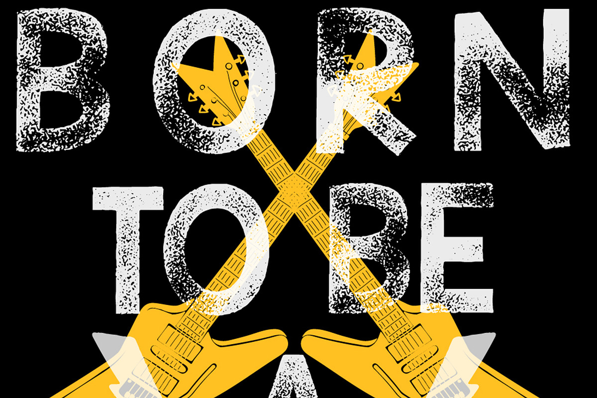 VECTOR SET OF 12X ROCK&ROLL GRAPHICS, an Illustration by ulasokuyucu (Photo 13 of 13)