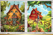 QUIRKY FARM ANIMALS CLIPART BUNDLE, an Animal Illustration by Daring Digies (Thumbnail 9 of 10)
