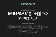 Davie || Powerful Font Family, a Sans Serif Font by Analogous (Thumbnail 13 of 15)