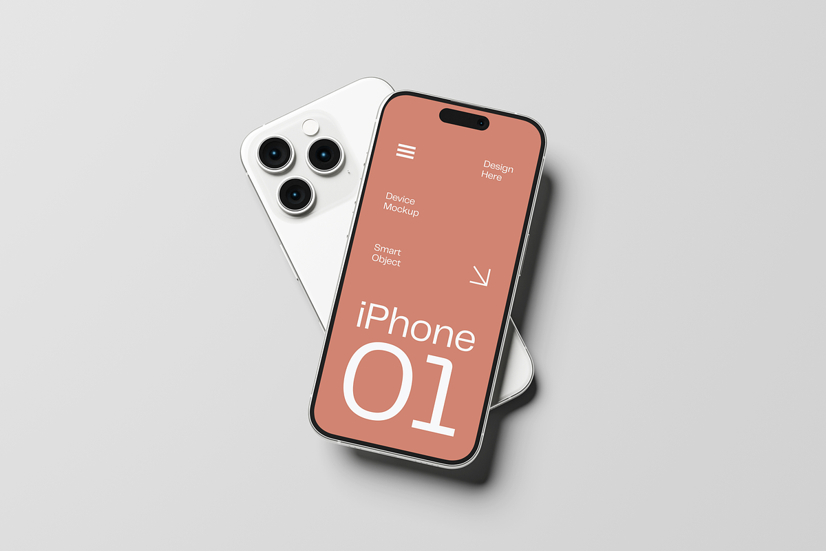 iPhone Mockup Set, an iPhone Mockup by baim_std (Photo 3 of 5)