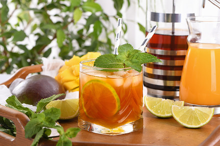 Mango Iced Tea, a Food & Drink Photo by Apolonia