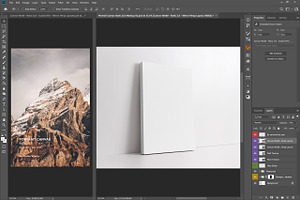 Portrait Ratio 2x3 Canvas Mockup 02