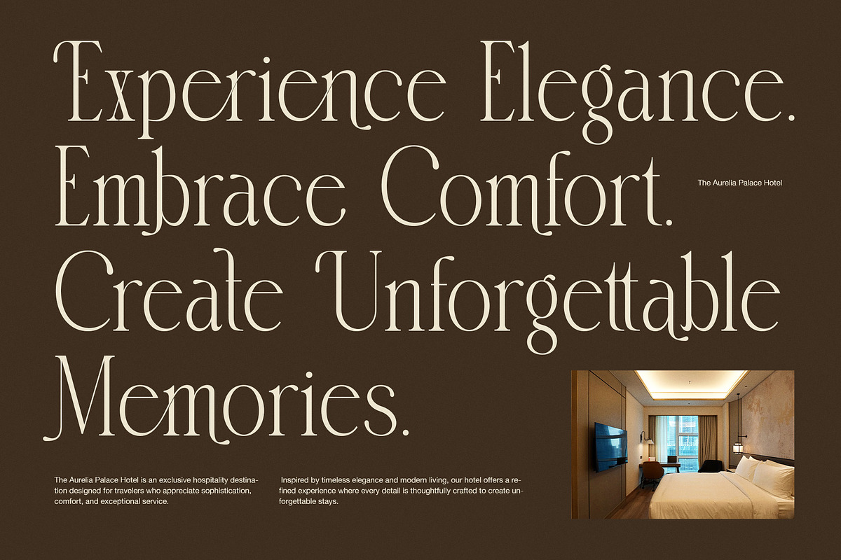Nadien Elegant Serif Font, a Serif Font by Graphicxell (Photo 3 of 8)