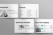 Annual Report Template Landscape, a Brochure Template by Work-Envance (Thumbnail 3 of 12)