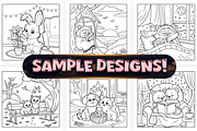 Bold and Easy Fluffy Times Coloring, an Animal Illustration by Craftsbeefy (Thumbnail 3 of 4)