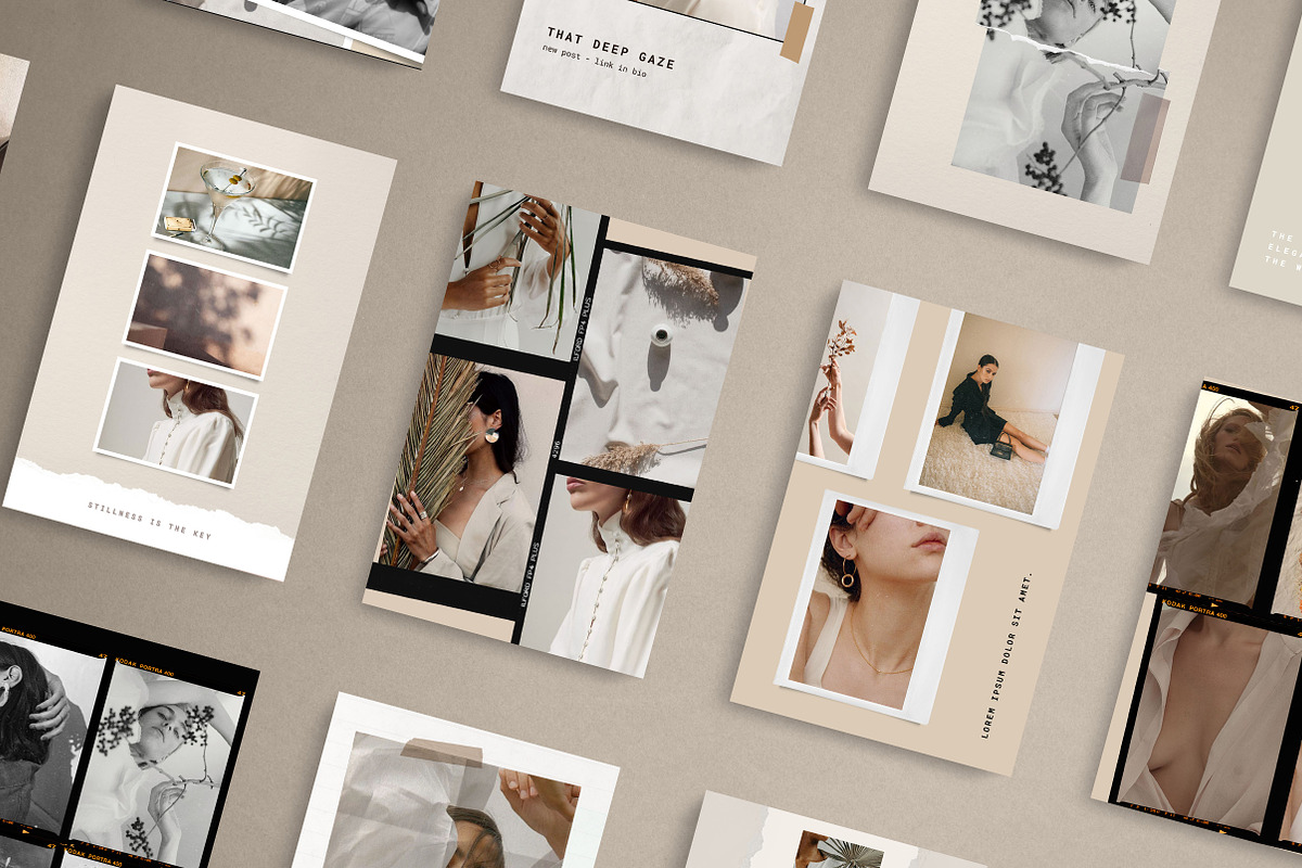 Paper and Film Social Kit, a Social Media Template by Sparrow & Snow (Photo 8 of 12)