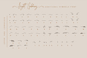 Bright Gabbemy Cyrillic Greek Font, a Script Font by IraDvilyuk (Thumbnail 12 of 15)