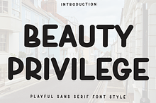 Beauty Privilege