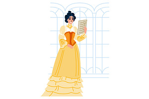 Opera singer performing on stage, an Illustration by pikepicture