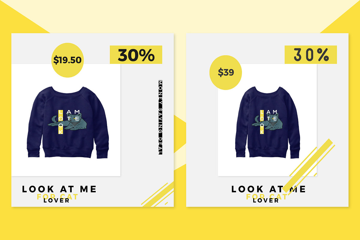 Instagram salesman post bundle 2020, a Social Media Template by designbydi (Photo 6 of 8)