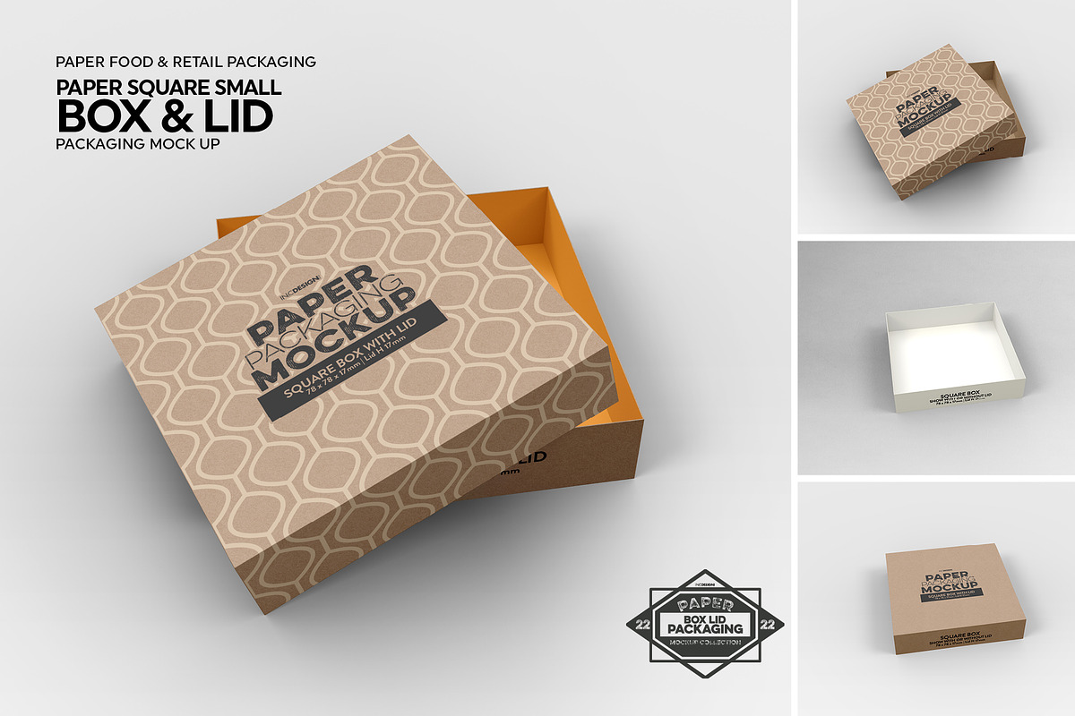 VOL. 22 Paper Box Packaging Mockups, a Cups & Container Mockup by INCDesign (Photo 2 of 14)