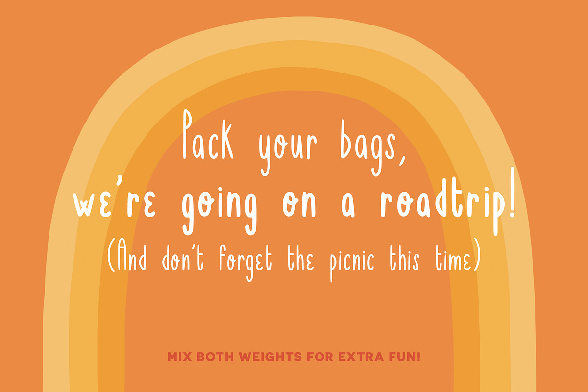 Sweet Summer handwritten fonts preview 4