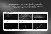 Notion Template For Creatives - B&W, a Templates & Theme by flowē (Thumbnail 3 of 5)