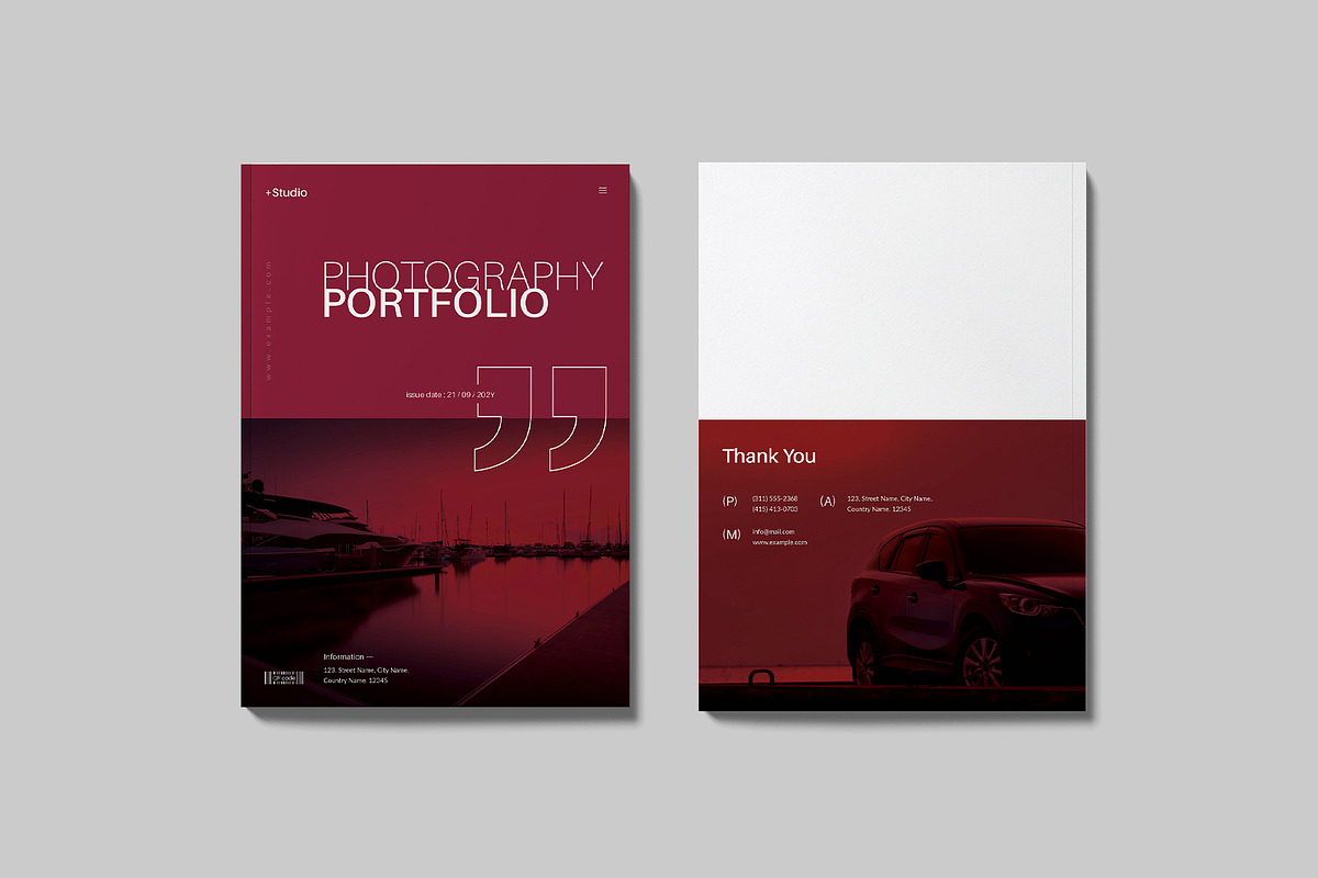 Photography Portfolio Template, a Brochure Template by GoldenGrid Studio (Photo 11 of 12)
