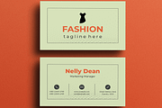 Luxury Fashion Business Card Design, a Business Card Template by MightyDesign (Thumbnail 3 of 6)