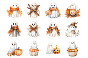Autumn Spice Ghost Halloween, an Illustration by Design Market (Thumbnail 2 of 3)