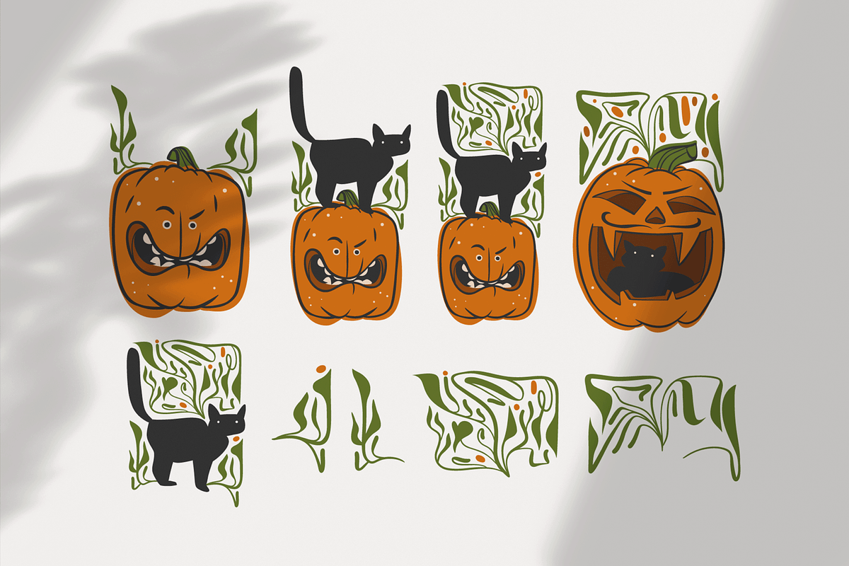 Halloween graphics, a Decorative Illustration by Anastasy_helter (Photo 4 of 11)