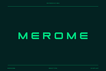 Merome - Modern Display Typeface
