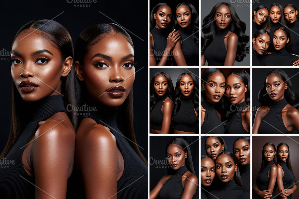 Luxury Raw Hair black models Photos, a Beauty & Fashion Photo by My Template Studio (Photo 8 of 12)