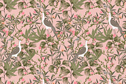 Chinoiserie floral birds pattern, a Pattern Graphic by Cotton Melon pattern Shop (Thumbnail 5 of 7)