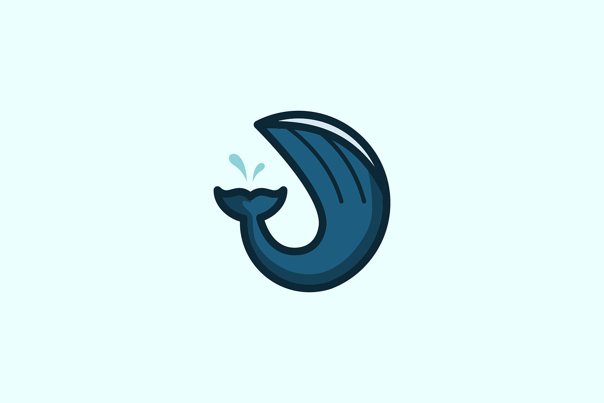 Round Whale Logo, a Branding & Logo Template by thetelly