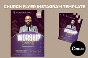Church Flyer Canva Template, a Social Media Template by Sipi_Graphics (Thumbnail 1 of 3)