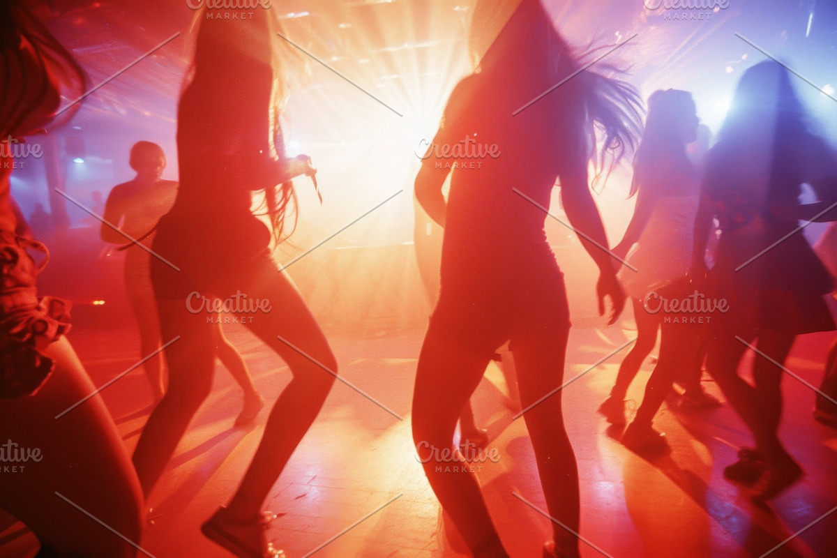 115 Dancing at a party, a Person Photo by Handmadefont (Photo 5 of 118)
