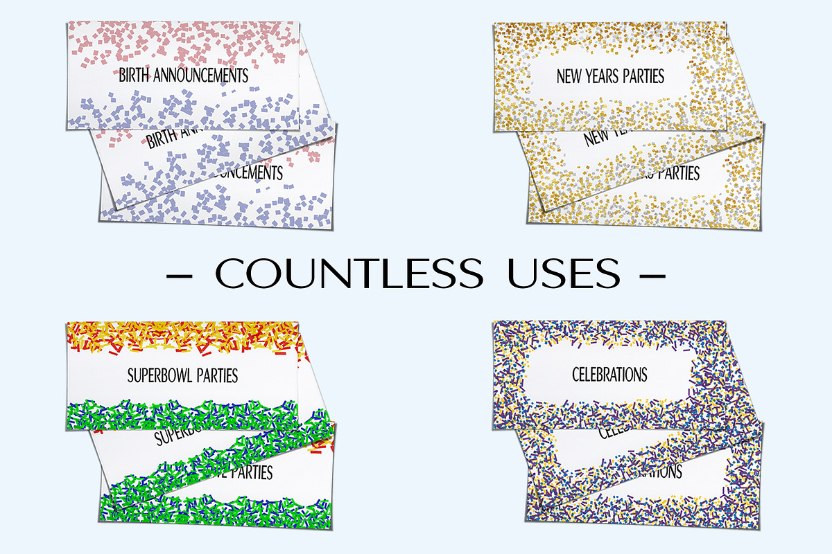 Confetti Brushes, a Brush Add-On by Blue Line Design (Photo 2 of 6)