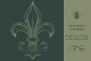Calligraphic set of vintage flourish, an Object Illustration by FleurArt (Thumbnail 11 of 12)