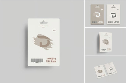 Hanging Gift Card Mock-up Vol.2