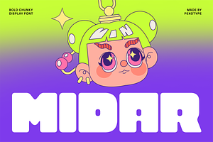 Midar - Bold Chunky Display Font