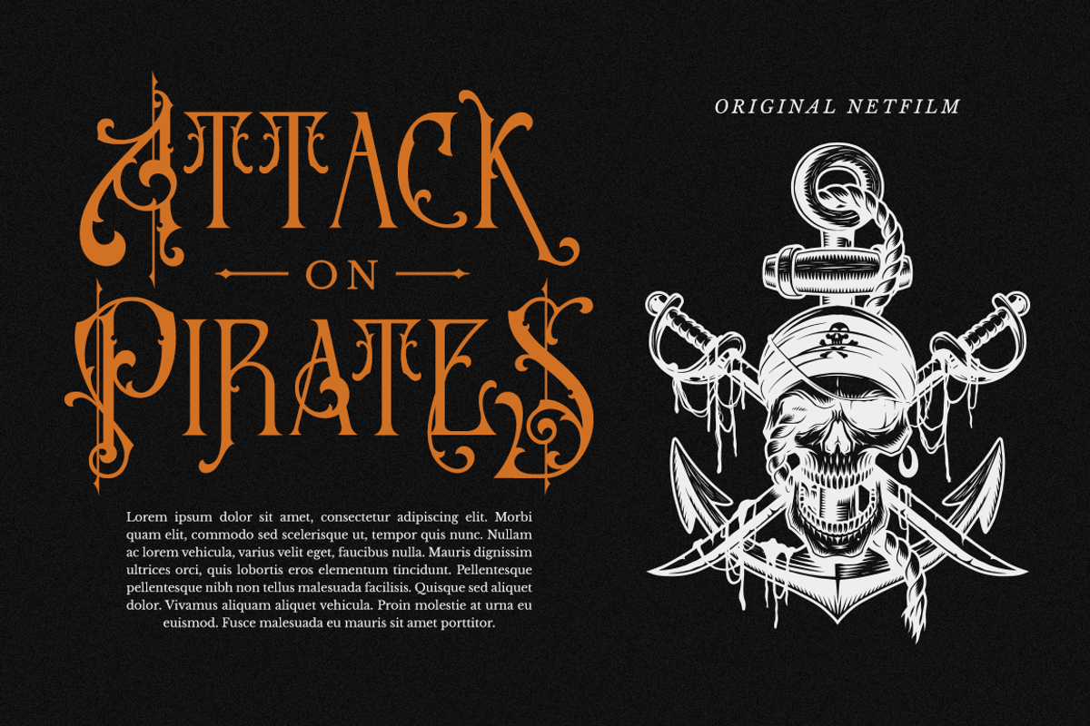 Blackshot - Blackletter Font, a Blackletter Font by RockboyStd (Photo 7 of 12)