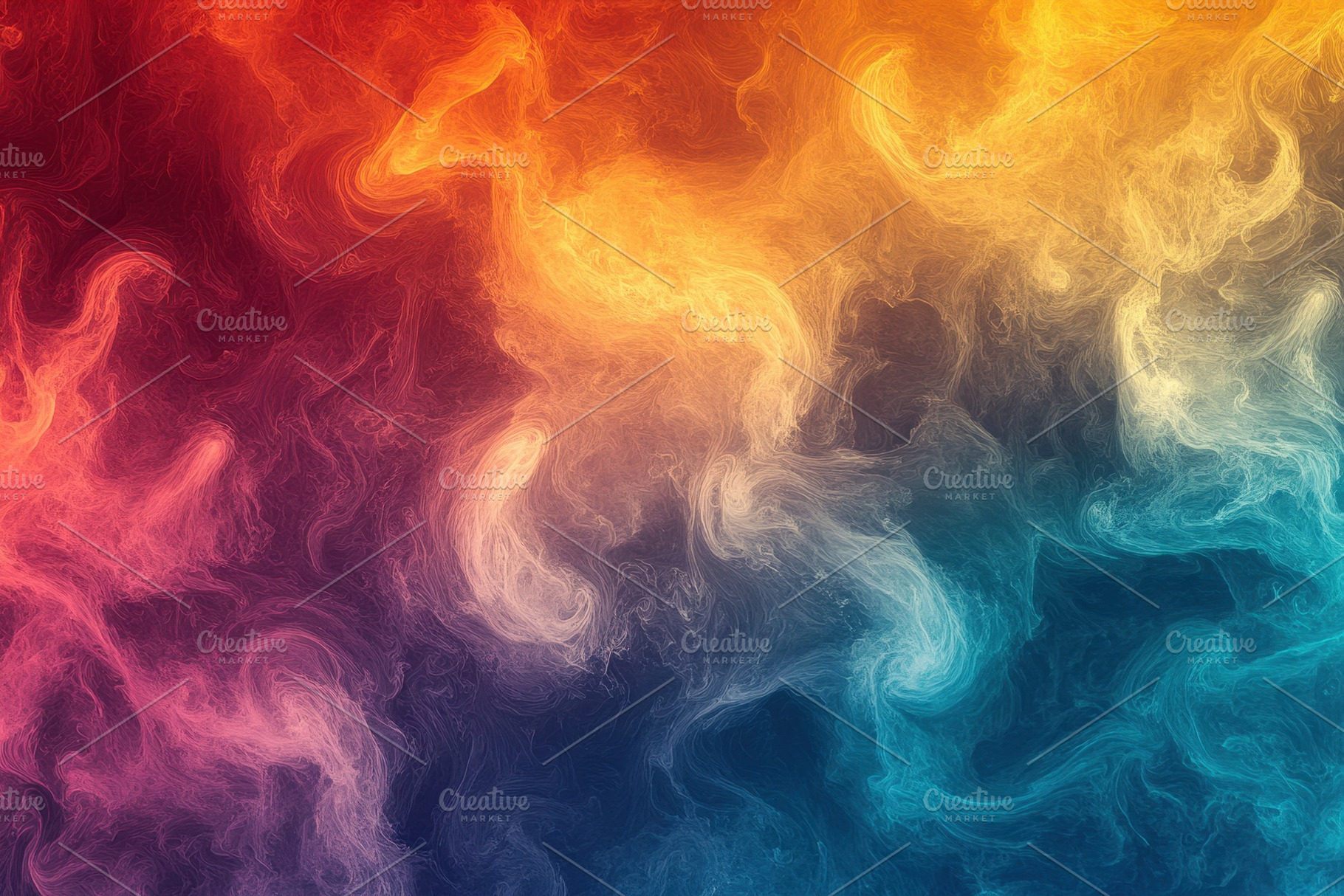 Modern color gradients with waves, a Photo by Pavel_design