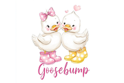 Prompt Pastel Goose Reading Clipart, a Decorative Illustration by Creative design (Thumbnail 4 of 7)