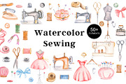 Watercolor Whole Shop Bundle, an Illustration by Kaya Fonts (Thumbnail 14 of 19)