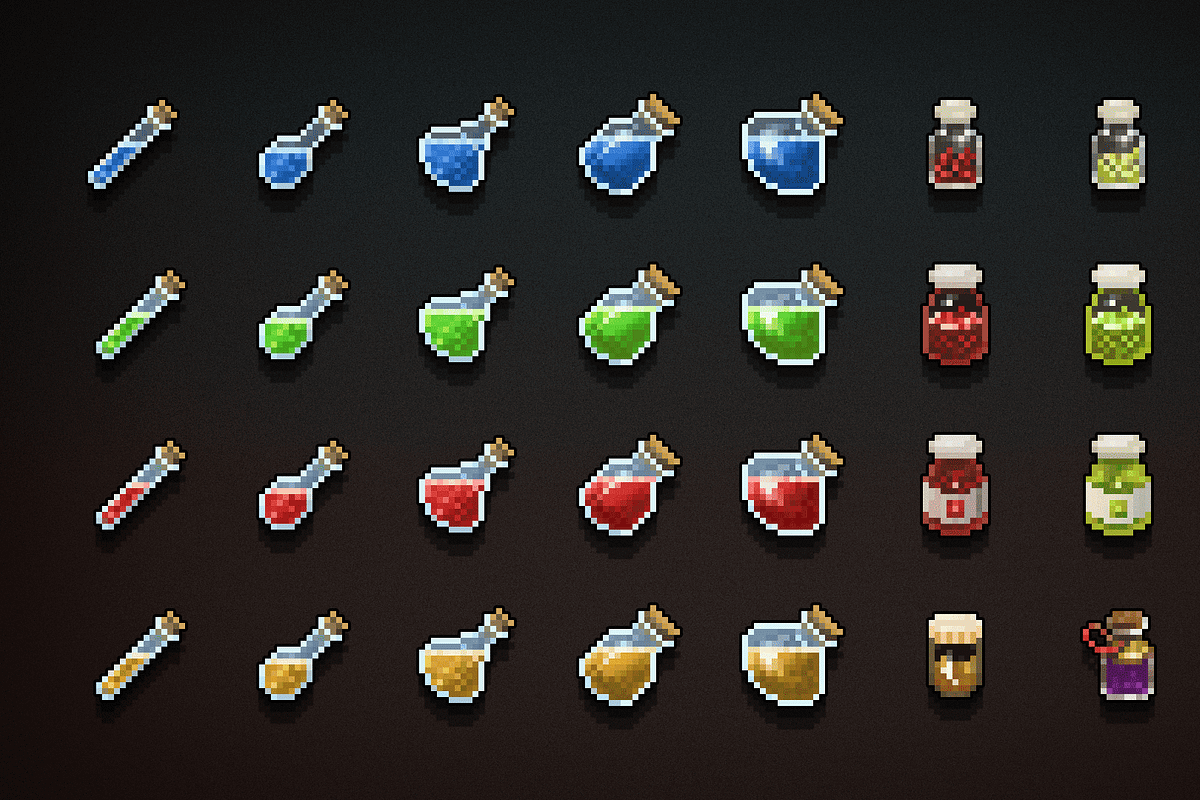 2D Pixel - RPG Icon, a Solid Icon by LAYERLAB (Photo 10 of 16)