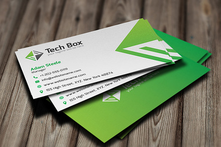 [50% OFF] Tech Box Business Card, a Business Card Template by Arslan