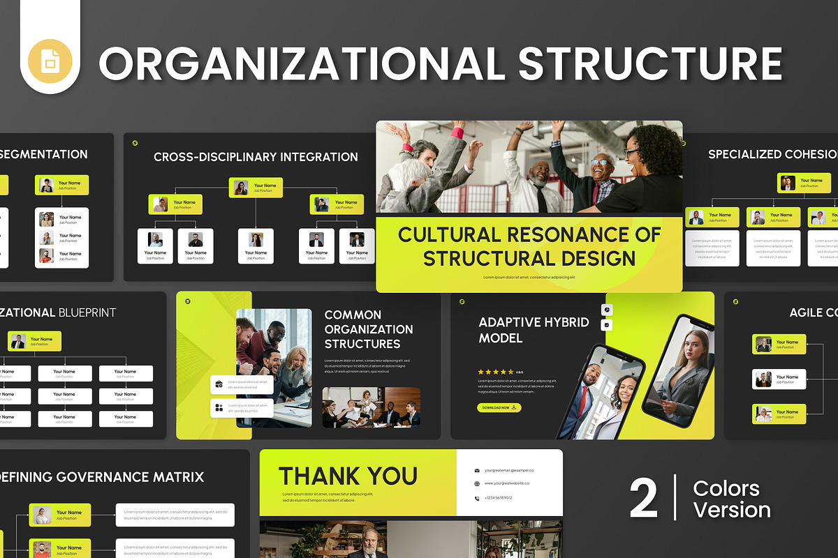 Organizational Structure Slides, a Presentation Template by Antstheme (Photo 1 of 4)