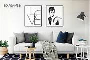 Frames & Walls Mockup Bundle - 5, a Print Template by Yuri-U (Thumbnail 14 of 31)