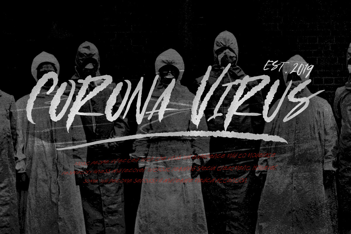 Under Terror - Creepy Rough Font, a Font by Sarid Ezra (Photo 7 of 8)