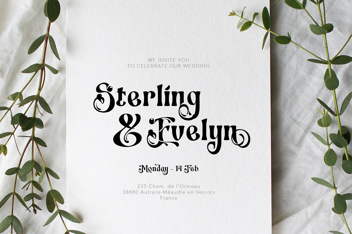 Switella - Modern Decorative Font, a Serif Font by TypeClassHeroes (Photo 6 of 10)