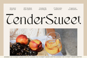 Tender Sweet Modern Editorial Serif