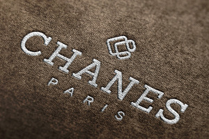 Logo Mockup Luxury Embroidered