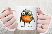 Zombie Birds Clipart, Quirky Hallow, an Illustration by Sublimation Artist (Thumbnail 5 of 6)